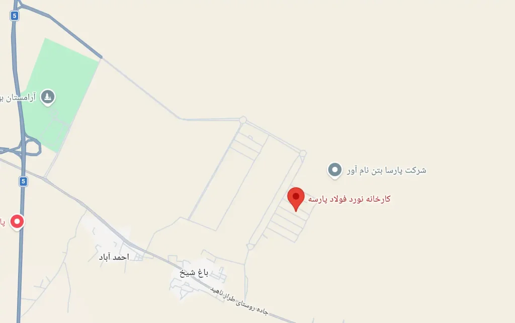 آدرس کارخانه