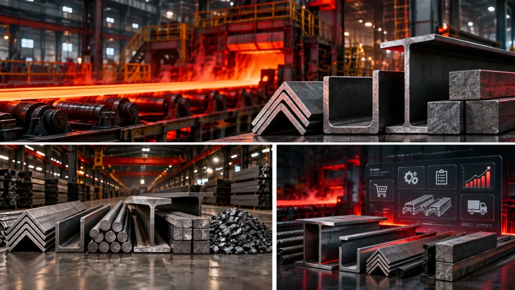 Navard Foolad Parseh Kaveh website guide for steel products and procurement